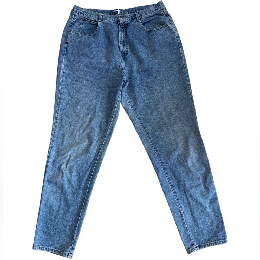 Venezia Jeans Vintage Women's 100% Cotton HighRise Baggy Jeans Plus Size 20 Tall